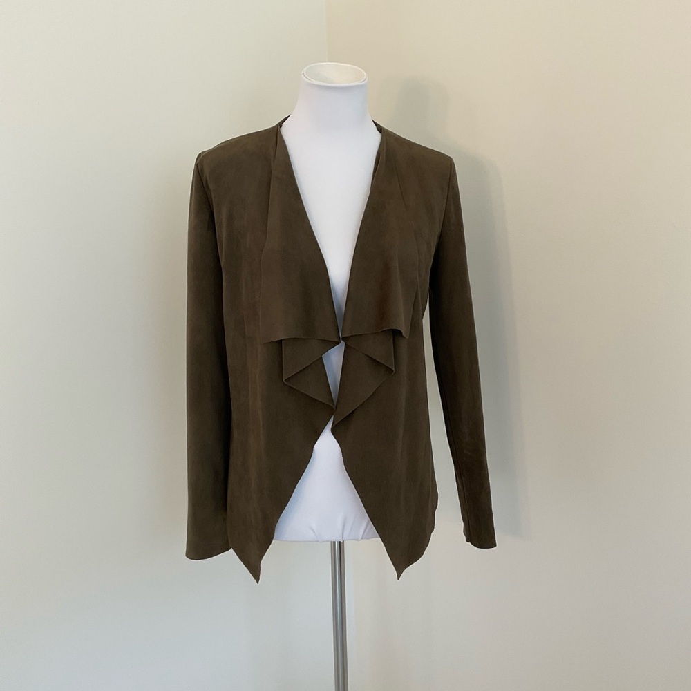 Julie Chic Olive Women's Blazer Jacket